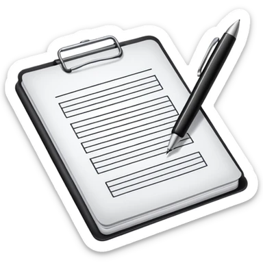 documents and personal license sticker