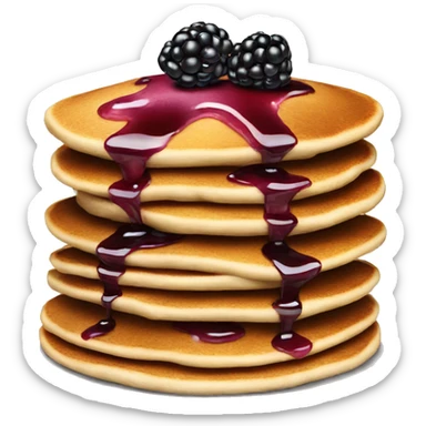 Blackberry pancakes  sticker