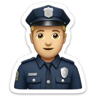 policier sticker