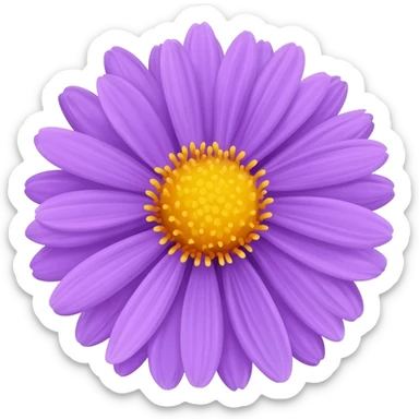 Flor Aster sticker