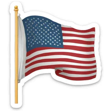 american flag sticker