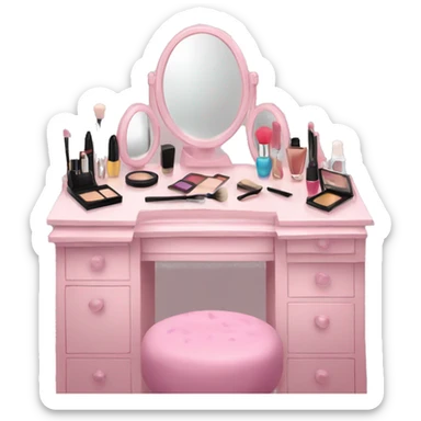 Makeup vanity  sticker