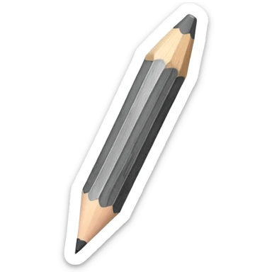 Pencil stub sticker