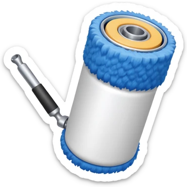 paint roller for walls sticker