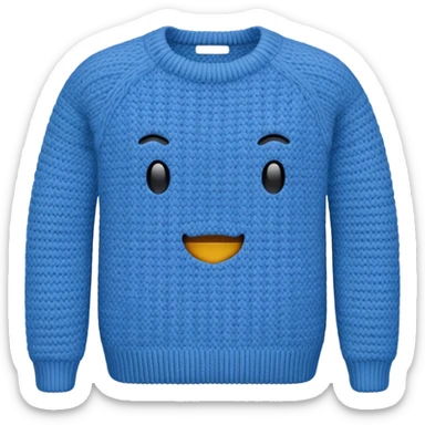 knitted garment sticker