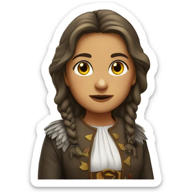 Hawk Tuah german Girl  sticker