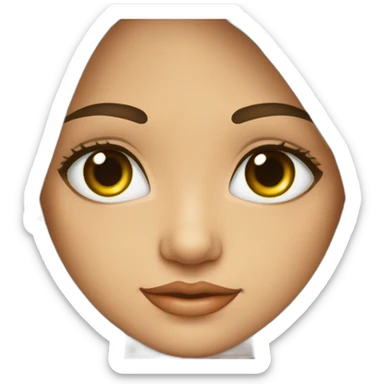 niña hermosa ojos celestes sticker