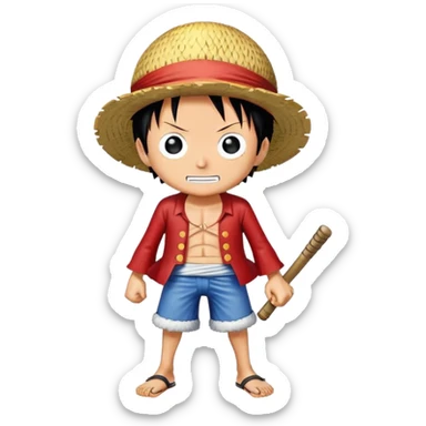 i want to create an imojo pack of one piece anime sticker