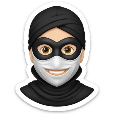 Thief emoji sticker