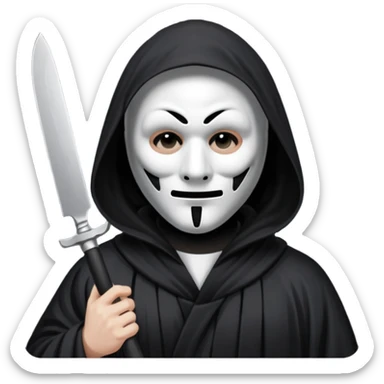 Ghostface from scream  sticker