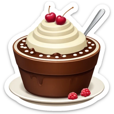 chocolate bingsu sticker