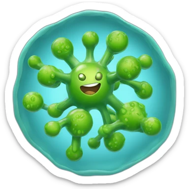 Cell biology sticker