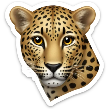 Leopard  sticker