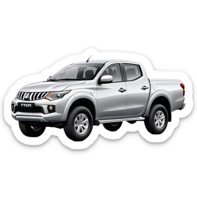 Mitsubishi Triton - Mitsubishi (Model Year: 2023) (Iconic colour: Silver) sticker