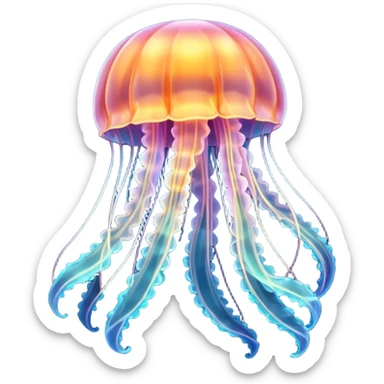 Jellyfish sticker
