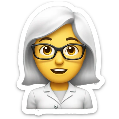 emojis about accounting and invoices and news as surprised women sticker