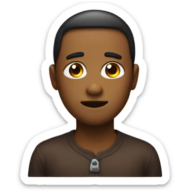 an emoji face saying 'i'm sorry but its true sticker