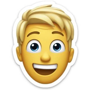 wink emoji letting mic fall sticker