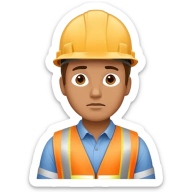 hình ảnh 1 người đàn ông đang nghĩ ra ý tưởng trong xây dựng sticker