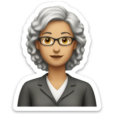 My mom working as a teacher sticker