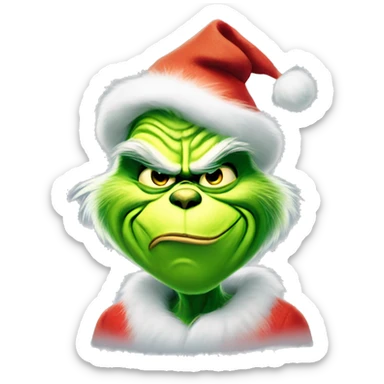 The grinch sticker