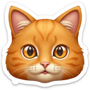 This is a cat meme in which the cat says uyapapa hmm uyapapa make a emogi of that cat for me sticker