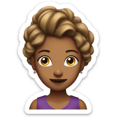 lady contestant sticker