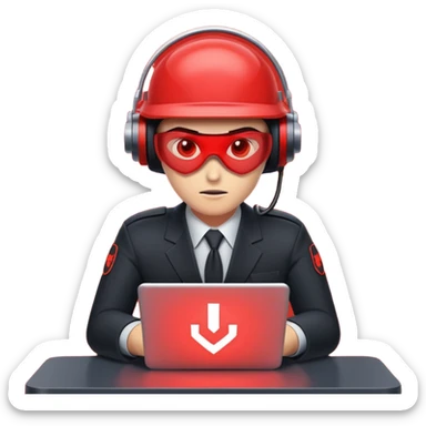 AI Agent red team trying to come up attacks to stress test the system and find loopholes

 sticker