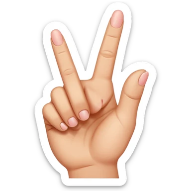 middle finger sticker