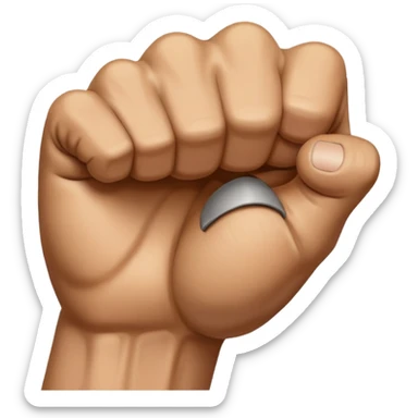 punch (only hand) sticker