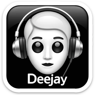 Make a logo for Deejay Harris  sticker
