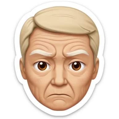 hitting the forehead sticker