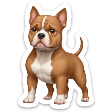 American Pocket bully dog  sticker
