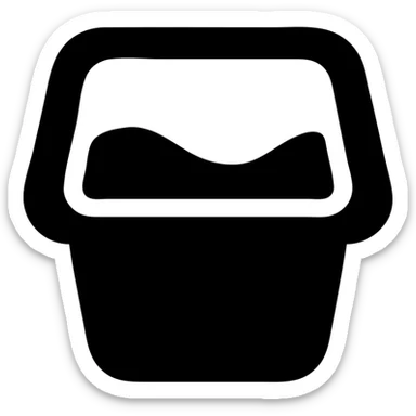 A sauce in a fast food packaging sticker