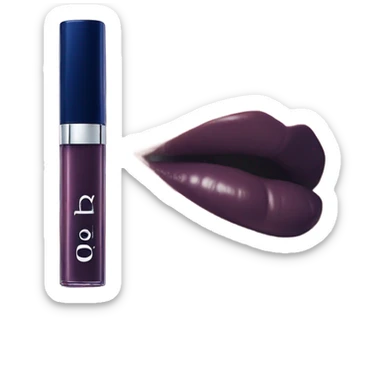 Dior lip gloss dark blue sticker