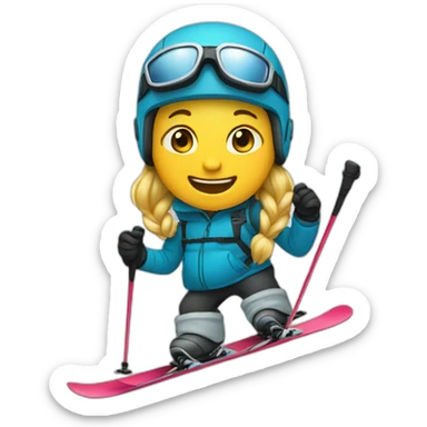 ski sticker