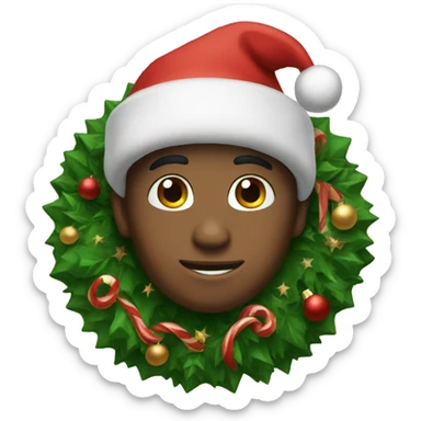 Christmas sticker