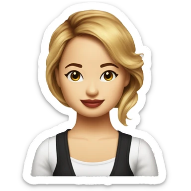 debby ryan smirking  sticker