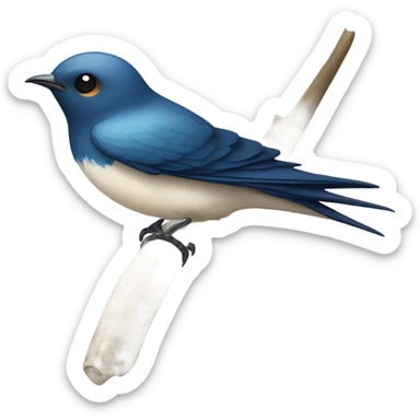 Swallow bird sticker