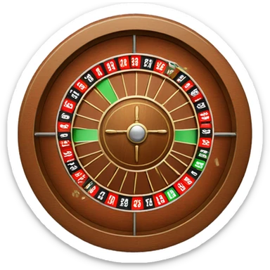 Roulette wheel  sticker