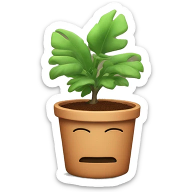 a pot to where ideas and documentations are thrown  sticker