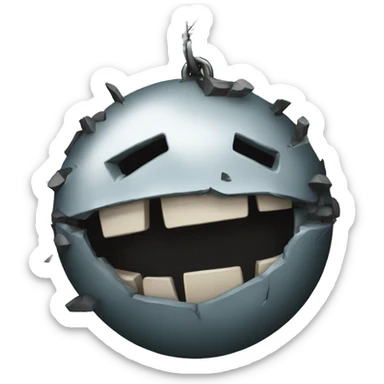 Wrecking ball sticker