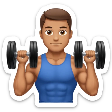 man lifting weights

 sticker