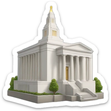 LDS columbia temple sticker