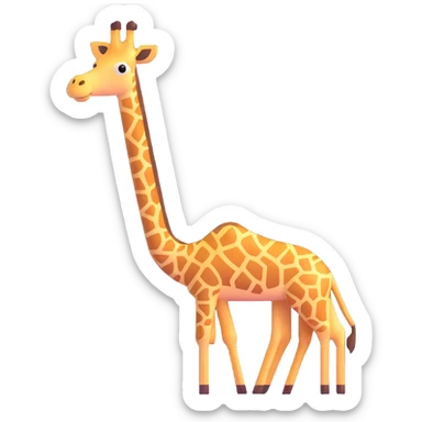 giraffe sticker