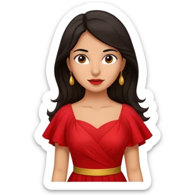 make it into a spanish woman sticker