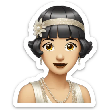 flapper sticker