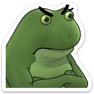 women faced 45 degree angle with arms crossed  sticker