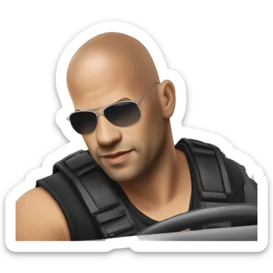 Dominic Toretto sticker