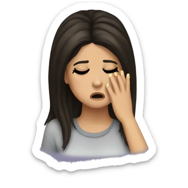 Selena Gomez crying sticker